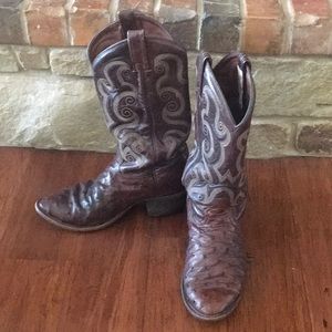 Tony Lama Full Quill Ostrich Boots